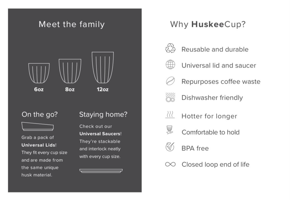 12oz Huskee Cup